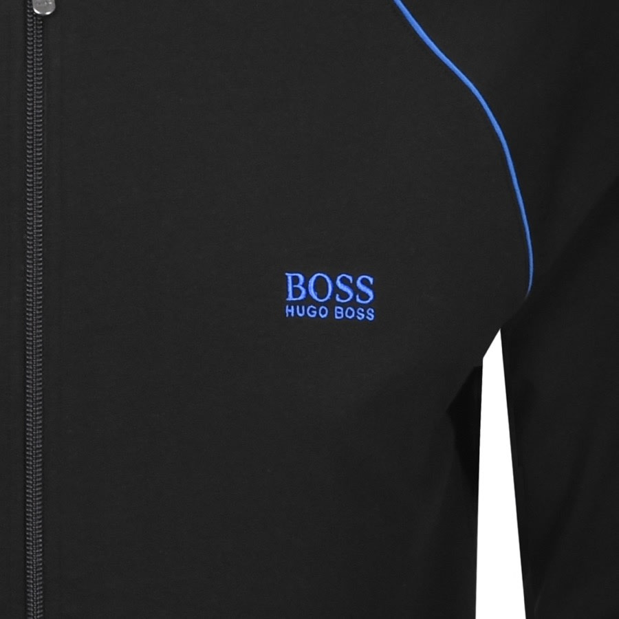 Alternative Image for ProductBOSS Bodywear Lounge Full Zip Hoodie Black3